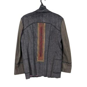 Man Save The Queen Blazer Jacket Statement Avant Garde Art Made In Italy Size XL